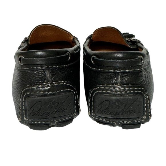 Patricia Nash Domenica Driving Mocs Loafers Black Leather Tassel Women's Sz 8.5 - Picture 4 of 13